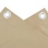 vidaXL Balcony Screen Beige 120x300 cm Oxford Fabric - Image 5