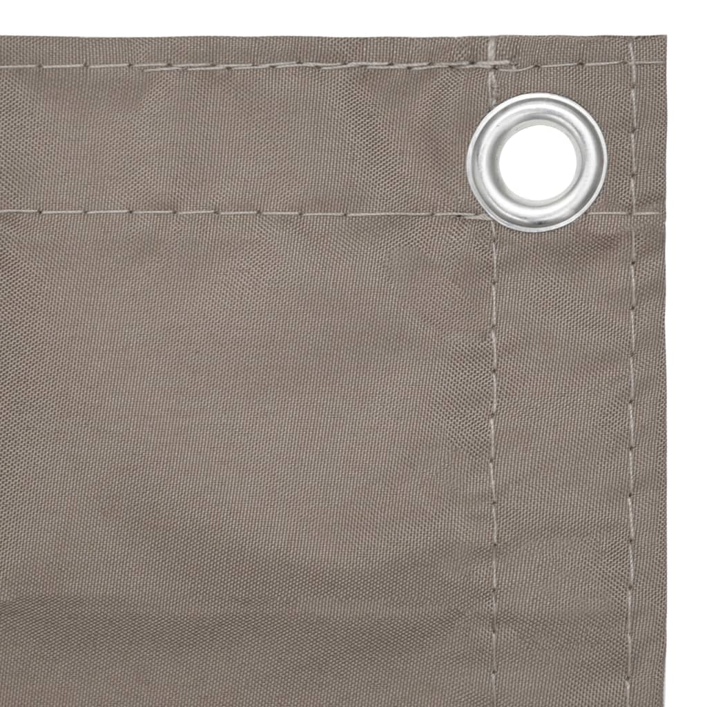 8720286117880_g_en_hd_2 vidaXL Balcony Screen Taupe 75x600 cm Oxford Fabric - Image 3