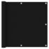 vidaXL Balcony Screen Black 90x300 cm Oxford Fabric