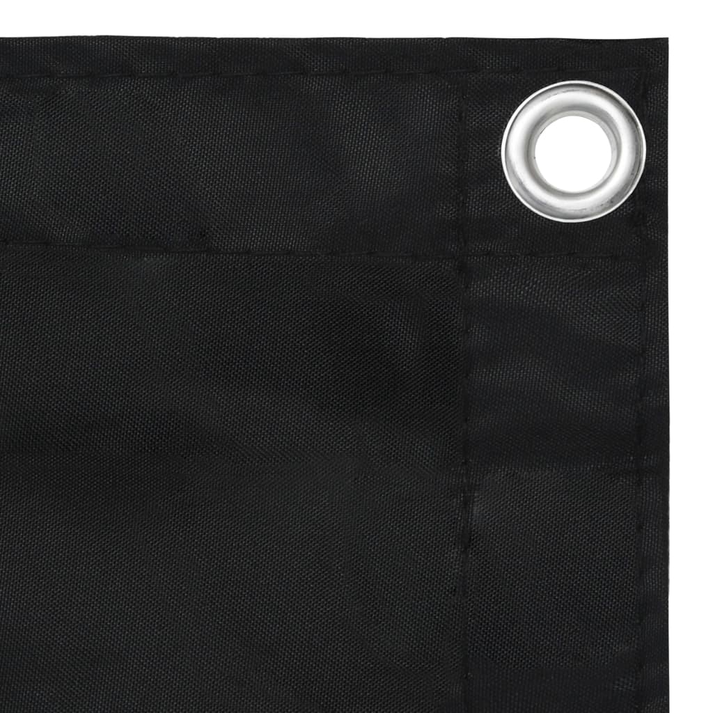 8720286118641_g_en_hd_2 vidaXL Balcony Screen Black 90x600 cm Oxford Fabric - Image 3