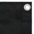 vidaXL Balcony Screen Black 120x400 cm Oxford Fabric - Image 3