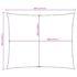 vidaXL Sunshade Sail Oxford Fabric Rectangular 3x4 m Anthracite - Image 10