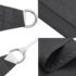 vidaXL Sunshade Sail Oxford Fabric Triangular 2.5x2.5x3.5 m Anthracite - Image 7