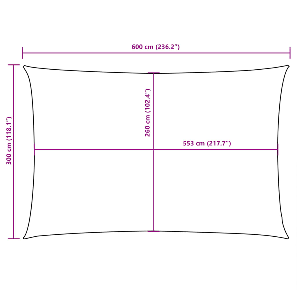 8720286120699_g_en_hd_8 vidaXL Sunshade Sail Oxford Fabric Rectangular 3x6 m White - Image 10