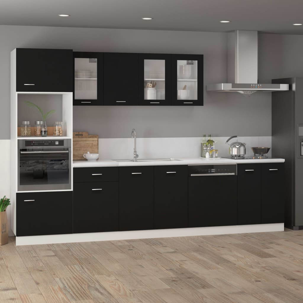 8720286131763_g_en_hd_2 vidaXL Bottom Cabinet Lyon Black 60x46x81.5 cm Engineered Wood - Image 3