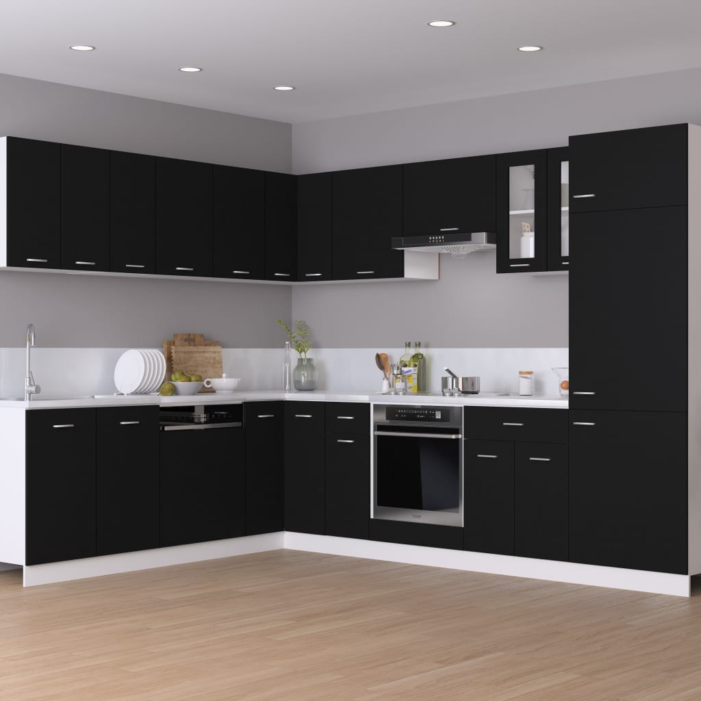 8720286132807_g_en_hd_1 vidaXL Corner Bottom Cabinet Lyon Black 75.5x75.5x81.5 cm Engineered Wood - Image 3