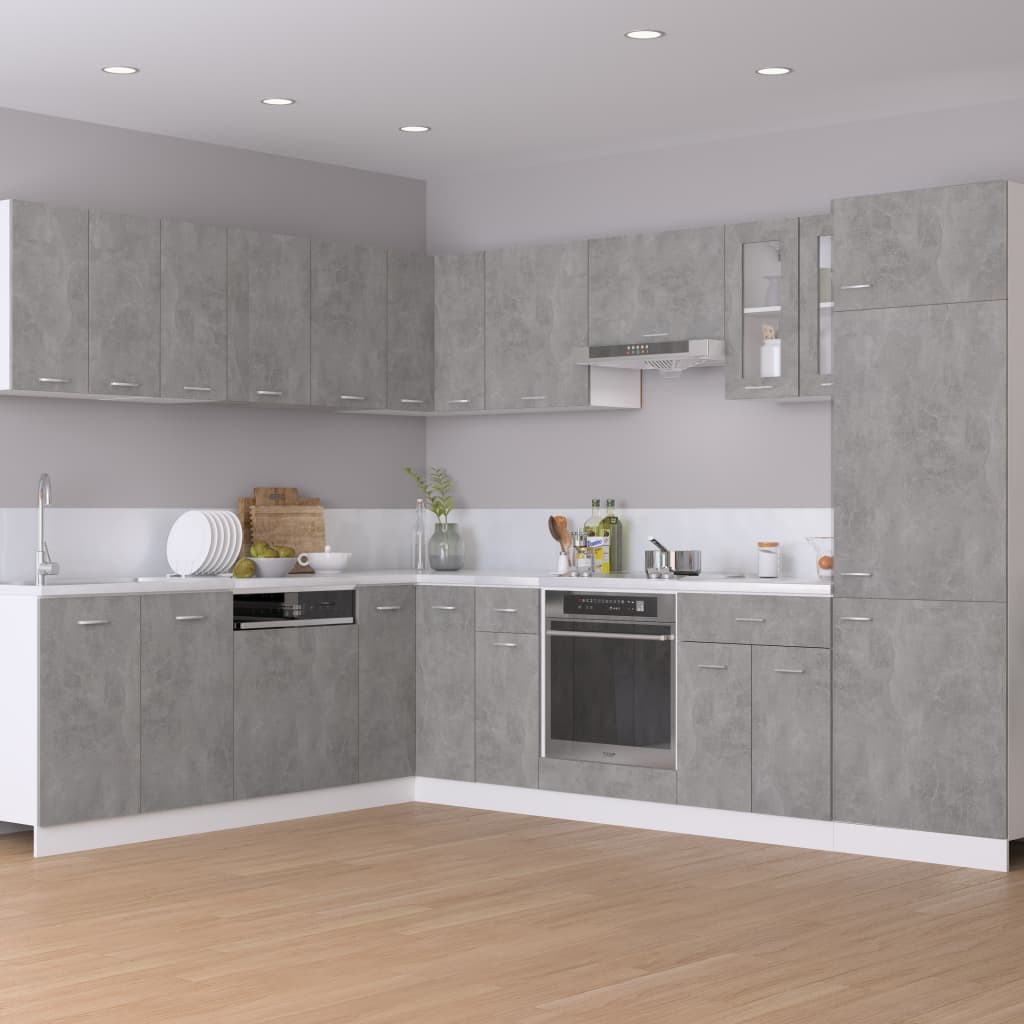 8720286132838_g_en_hd_1 vidaXL Corner Bottom Cabinet Lyon Concrete Grey 75.5x75.5x81.5 cm Engineered Wood - Image 3