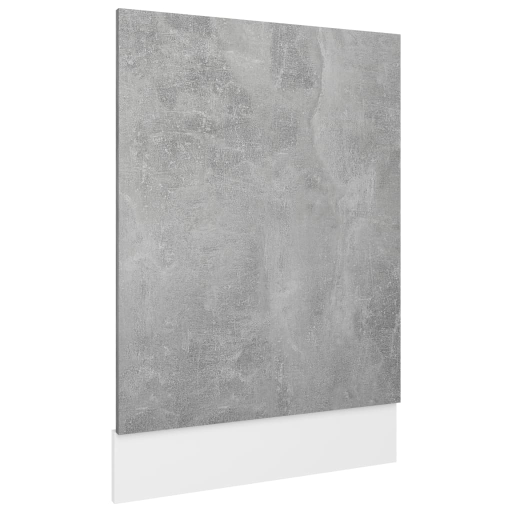 8720286133484_a_en_hd_1 vidaXL Dishwasher Panel Concrete Grey 45x3x67 cm Engineered Wood - Image 2