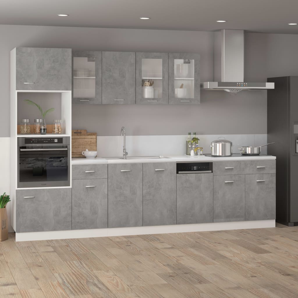 8720286133484_g_en_hd_1 vidaXL Dishwasher Panel Concrete Grey 45x3x67 cm Engineered Wood - Image 3