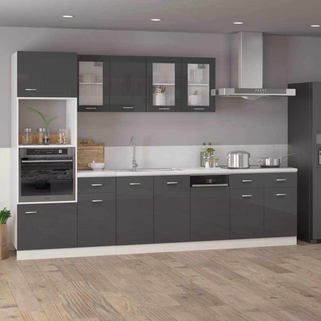 8720286133514_g_en_hd_1 vidaXL Dishwasher Panel Lyon High Gloss Grey 45x3x67 cm Engineered Wood - Image 3