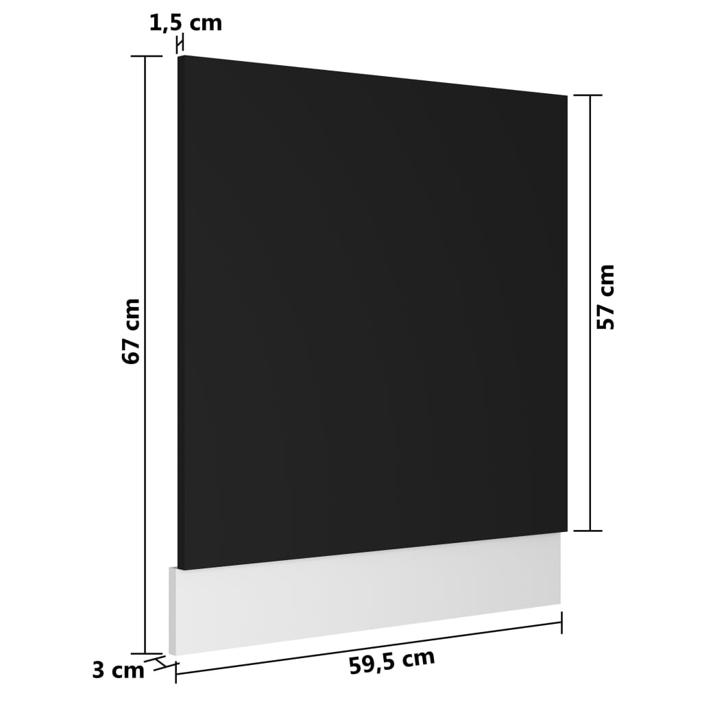 8720286133538_g_en_hd_4 vidaXL Dishwasher Panel Lyon Black 59.5x3x67 cm Engineered Wood - Image 6
