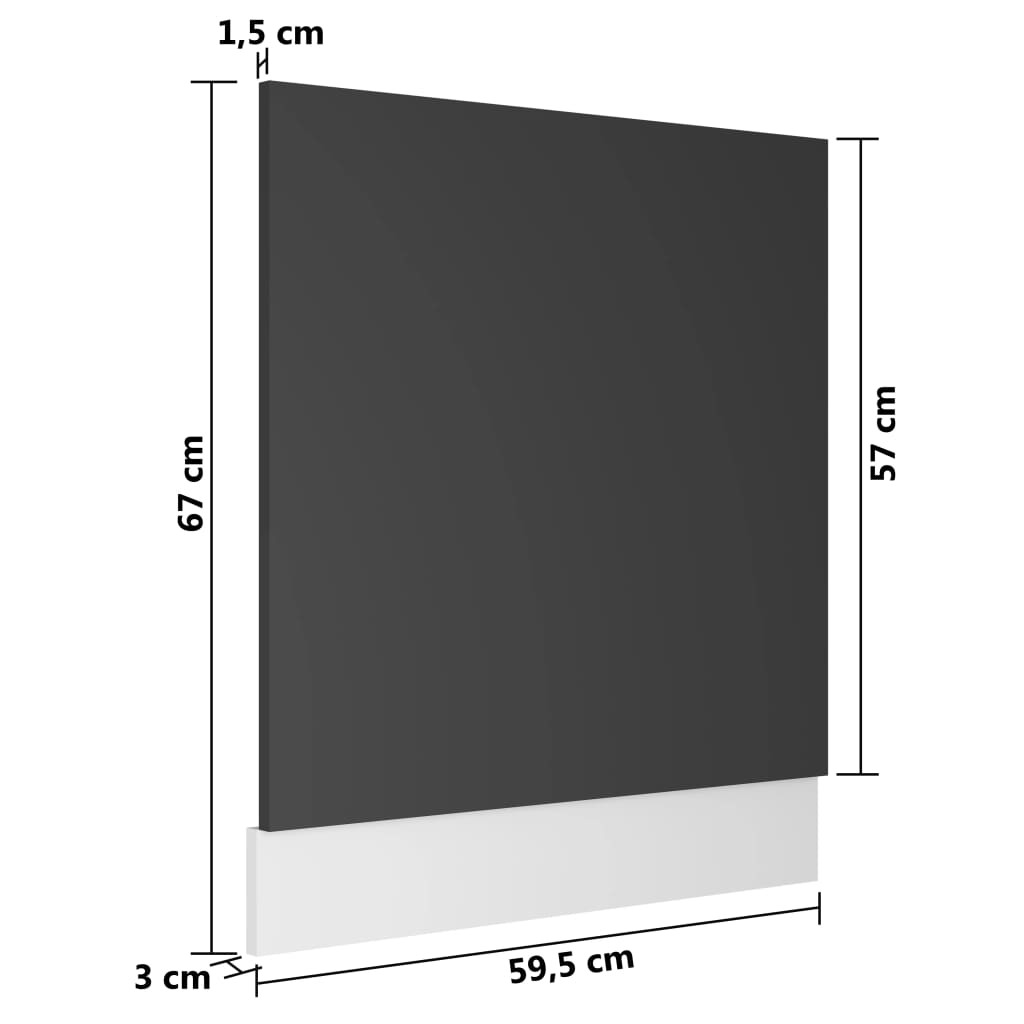 8720286133545_g_en_hd_4 vidaXL Dishwasher Panel Lyon Grey 59.5x3x67 cm Engineered Wood - Image 6