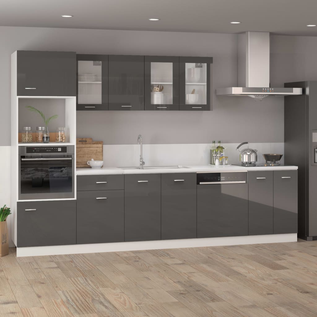 8720286133590_g_en_hd_1 vidaXL Dishwasher Panel Lyon High Gloss Grey 59.5x3x67 cm Engineered Wood - Image 3