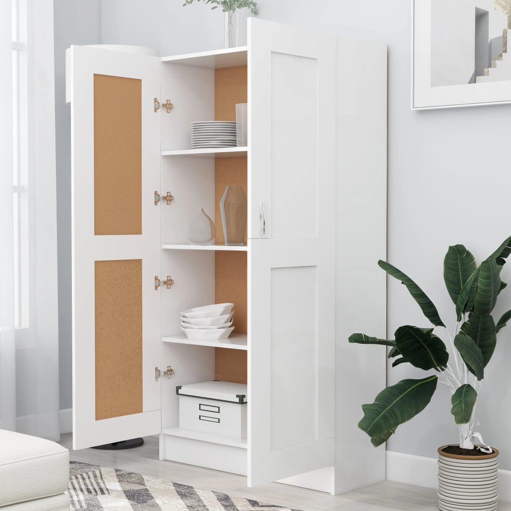 8720286134054_g_en_hd_1 vidaXL Book Cabinet White 82.5x30.5x150 cm Engineered Wood - Image 4