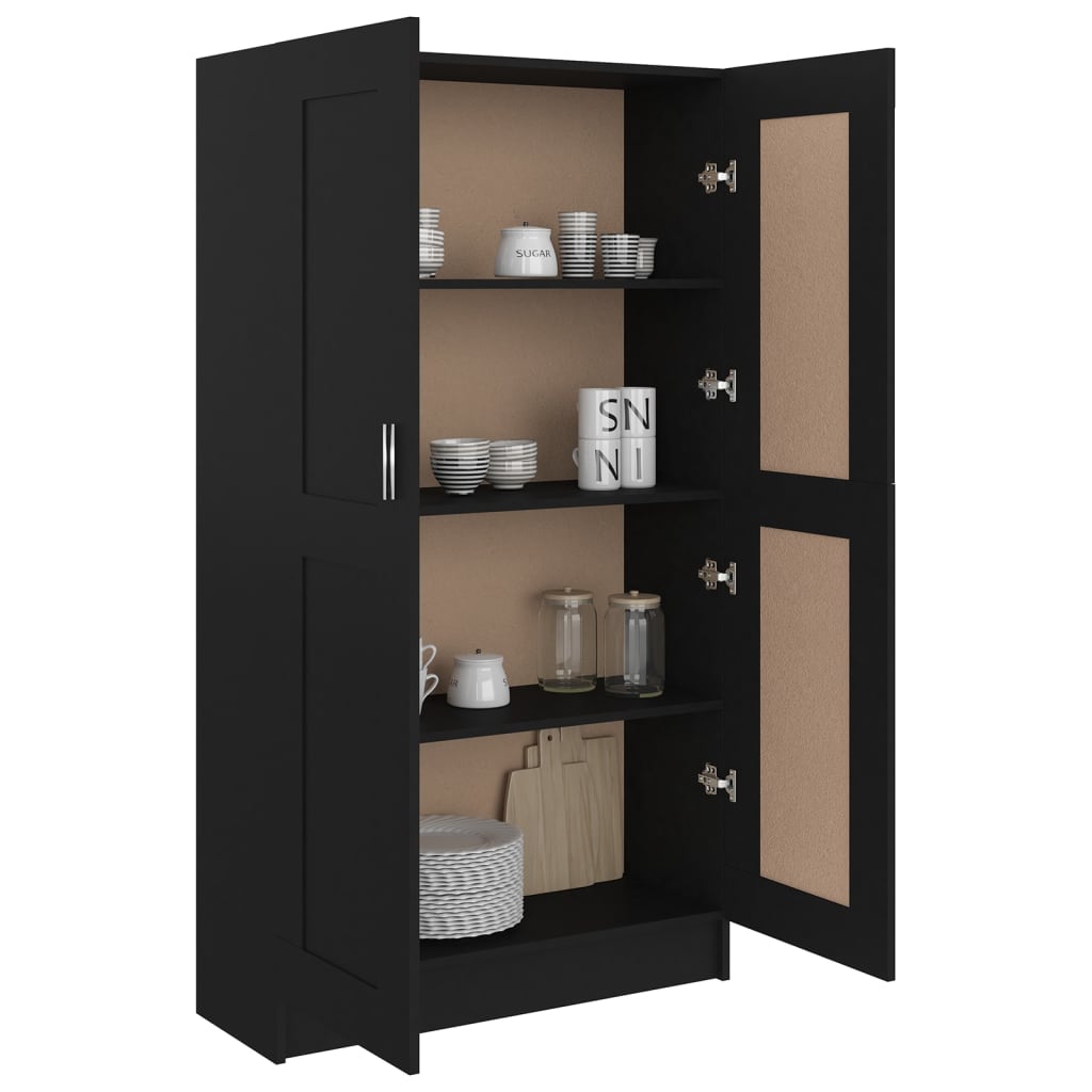 8720286134061_g_en_hd_2 vidaXL Book Cabinet Black 82.5x30.5x150 cm Engineered Wood - Image 5