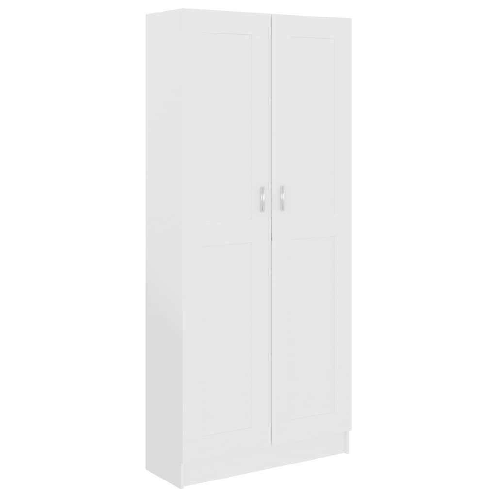 8720286134146_a_en_hd_1 vidaXL Book Cabinet White 82.5x30.5x185.5 cm Engineered Wood - Image 2