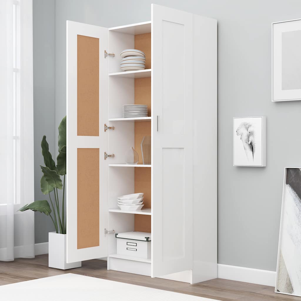 8720286134146_g_en_hd_1 vidaXL Book Cabinet White 82.5x30.5x185.5 cm Engineered Wood - Image 4