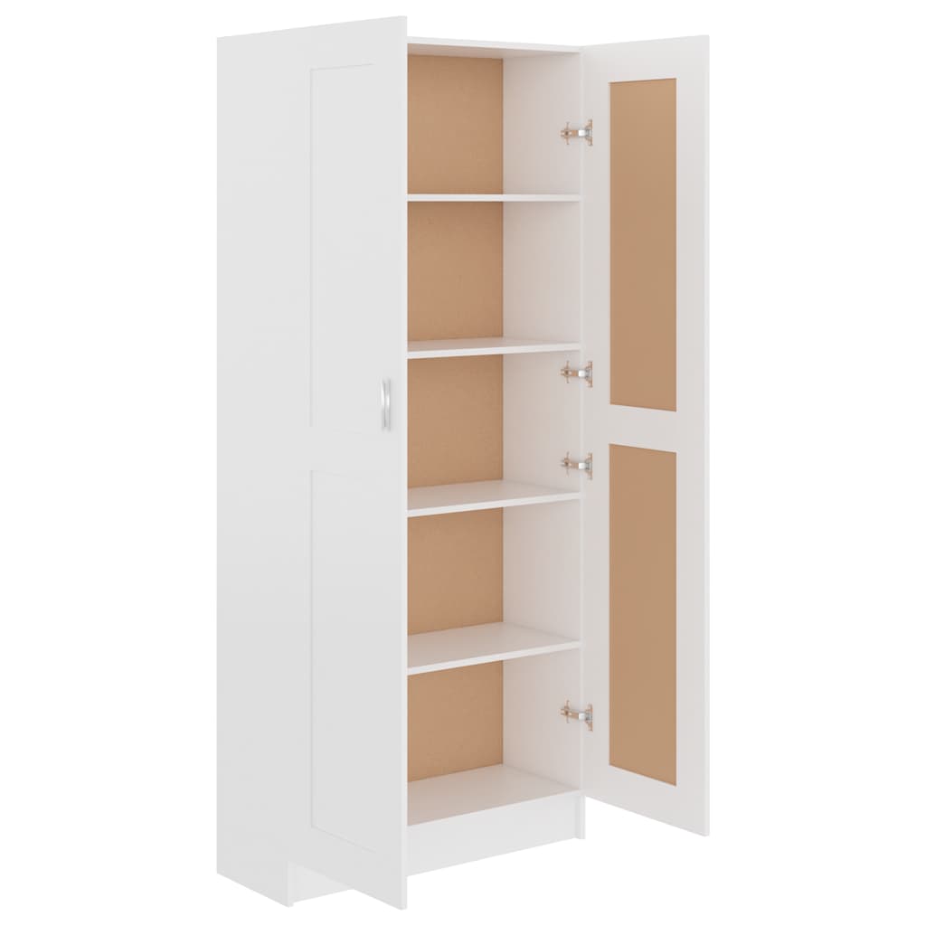 8720286134146_g_en_hd_2 vidaXL Book Cabinet White 82.5x30.5x185.5 cm Engineered Wood - Image 5