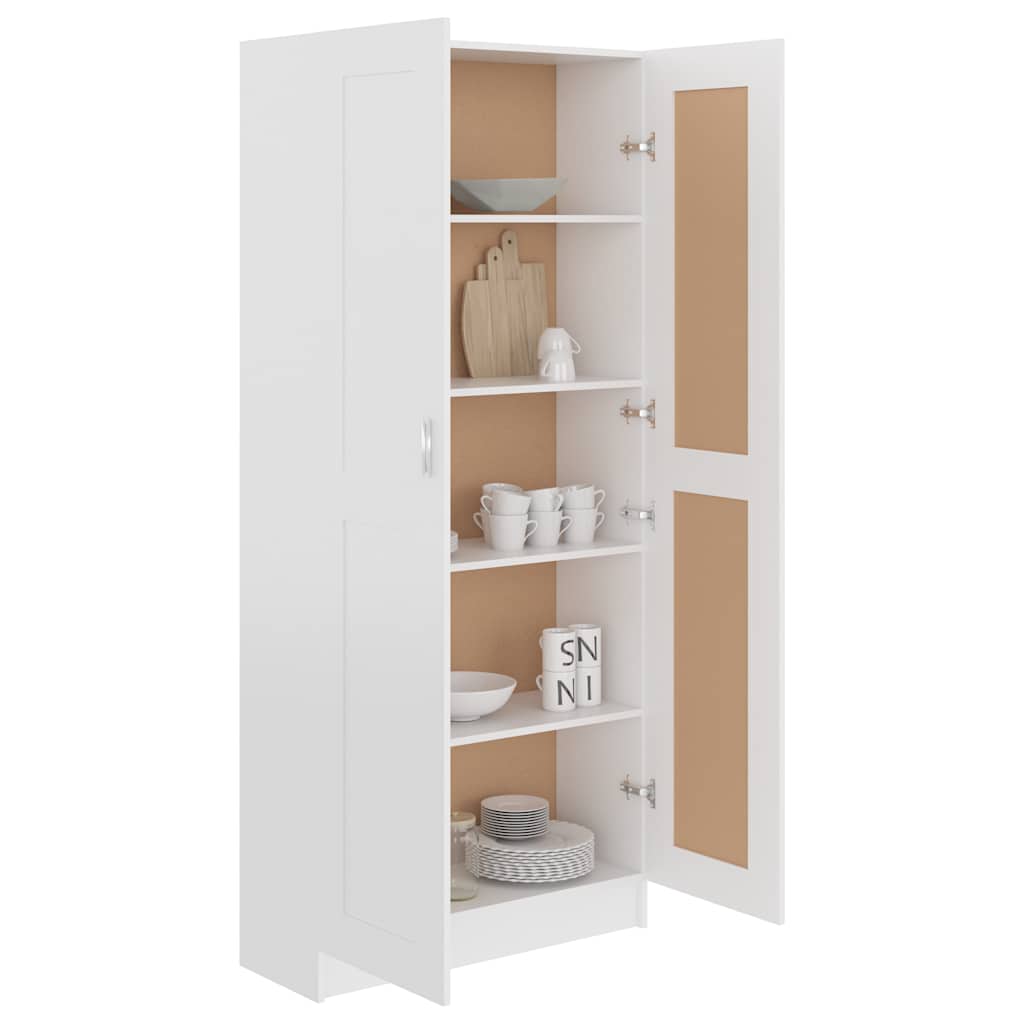 8720286134146_g_en_hd_3 vidaXL Book Cabinet White 82.5x30.5x185.5 cm Engineered Wood - Image 6