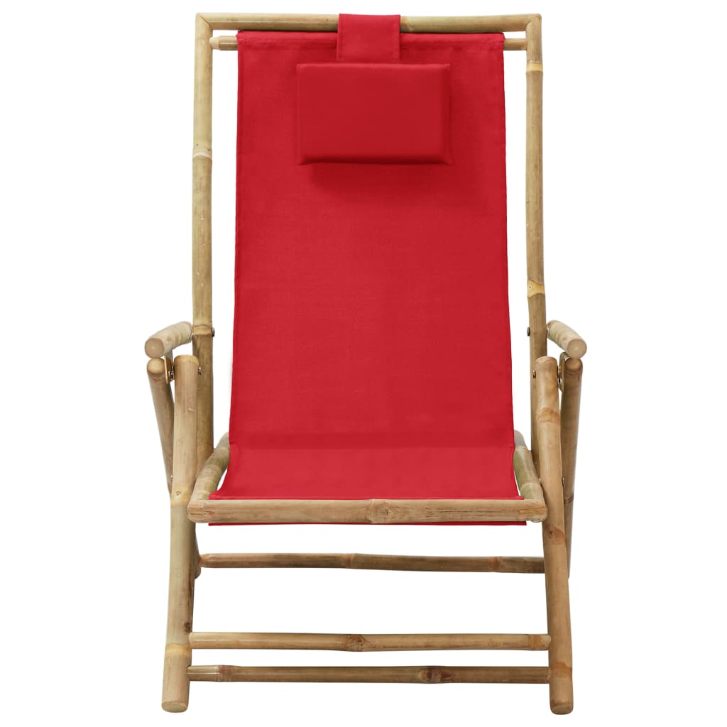 8720286135358_g_en_hd_1 vidaXL Reclining Relaxing Chair Red Bamboo and Fabric - Image 2