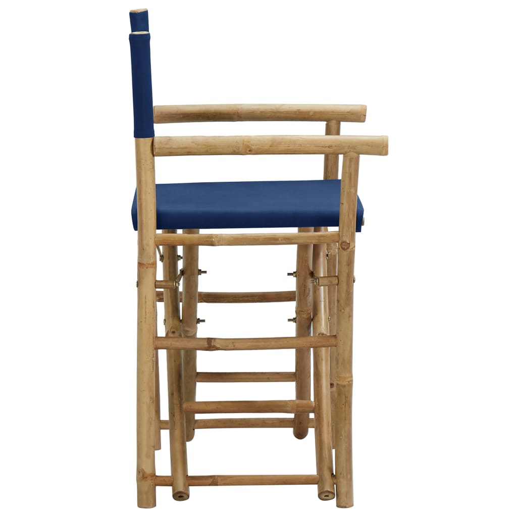 8720286135396_g_en_hd_3 vidaXL Folding Director's Chairs 2 pcs Blue Bamboo and Fabric - Image 4