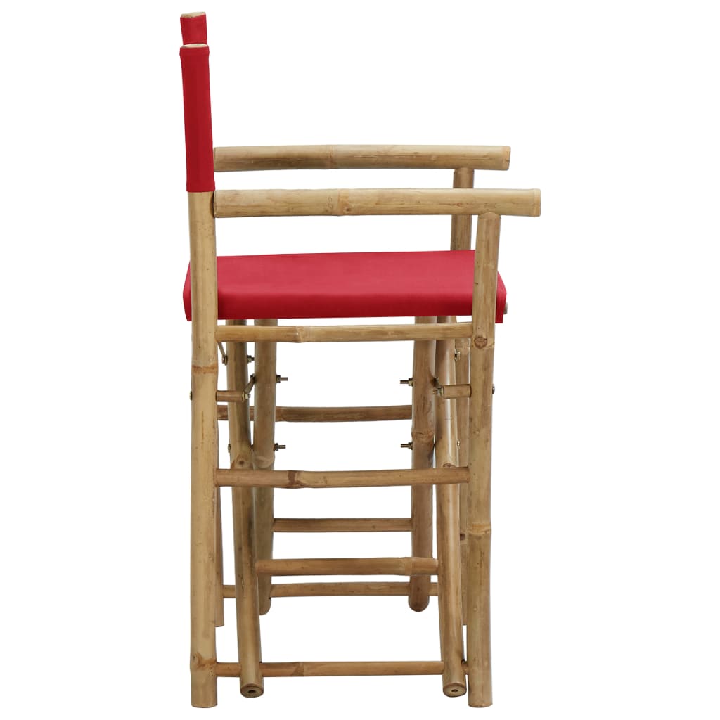 8720286135402_g_en_hd_3 vidaXL Folding Director's Chairs 2 pcs Red Bamboo and Fabric - Image 4