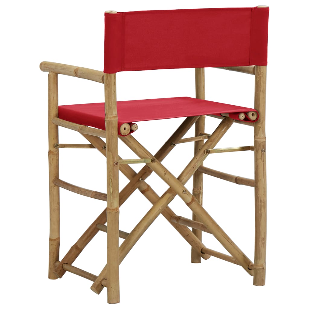 8720286135402_g_en_hd_4 vidaXL Folding Director's Chairs 2 pcs Red Bamboo and Fabric - Image 5