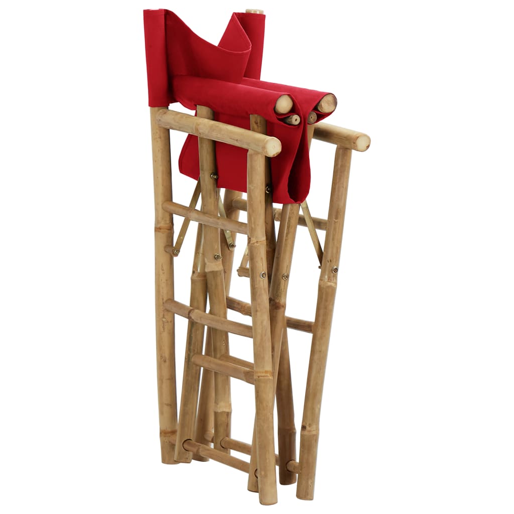 8720286135402_g_en_hd_5 vidaXL Folding Director's Chairs 2 pcs Red Bamboo and Fabric - Image 6