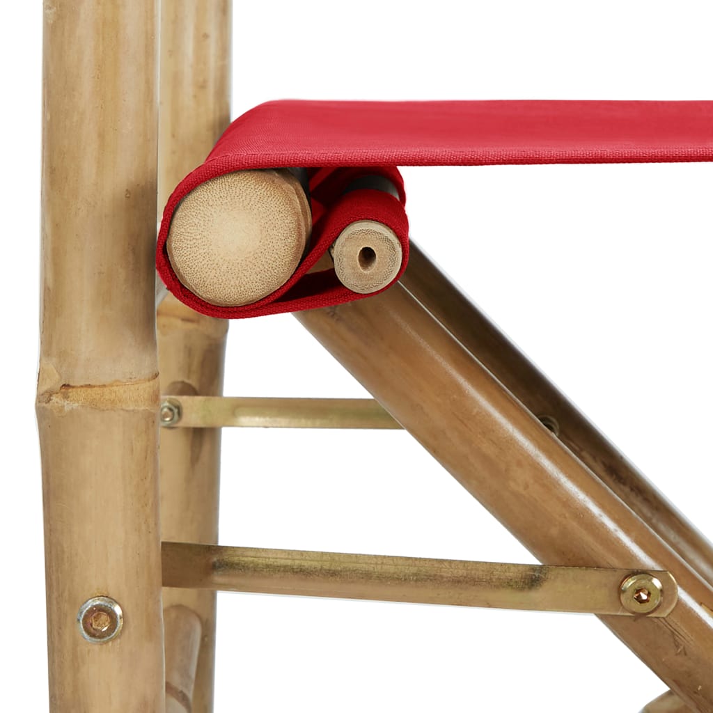 8720286135402_g_en_hd_6 vidaXL Folding Director's Chairs 2 pcs Red Bamboo and Fabric - Image 7