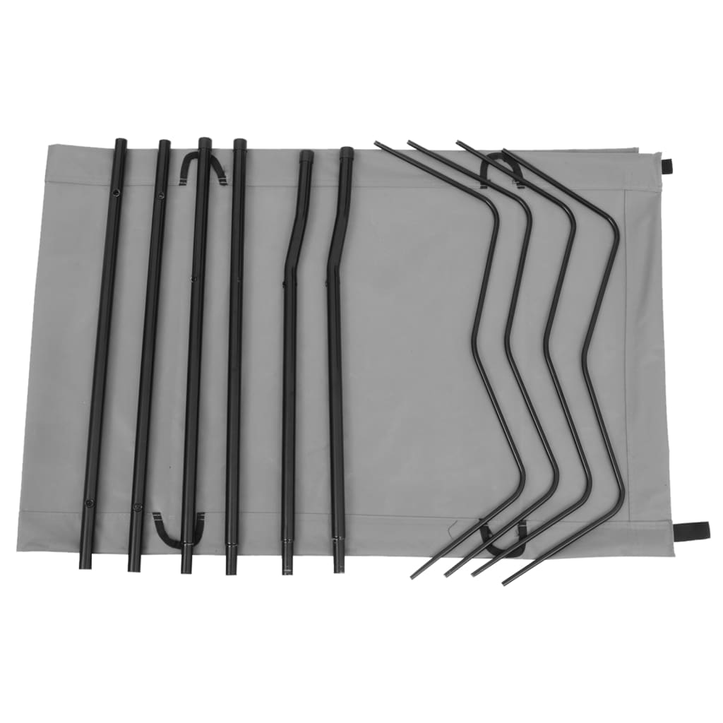 8720286136928_g_en_hd_2 vidaXL Camping Bed 180x60x19 cm Oxford Fabric and Steel Grey - Image 3