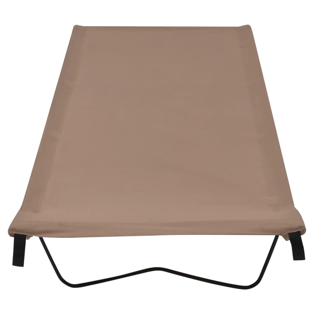 8720286136935_g_en_hd_1 vidaXL Camping Bed 180x60x19 cm Oxford Fabric and Steel Taupe - Image 2