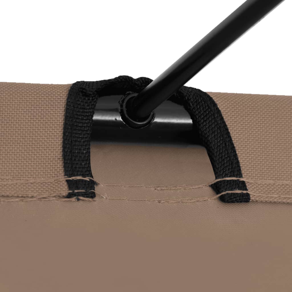 8720286136935_g_en_hd_3 vidaXL Camping Bed 180x60x19 cm Oxford Fabric and Steel Taupe - Image 4