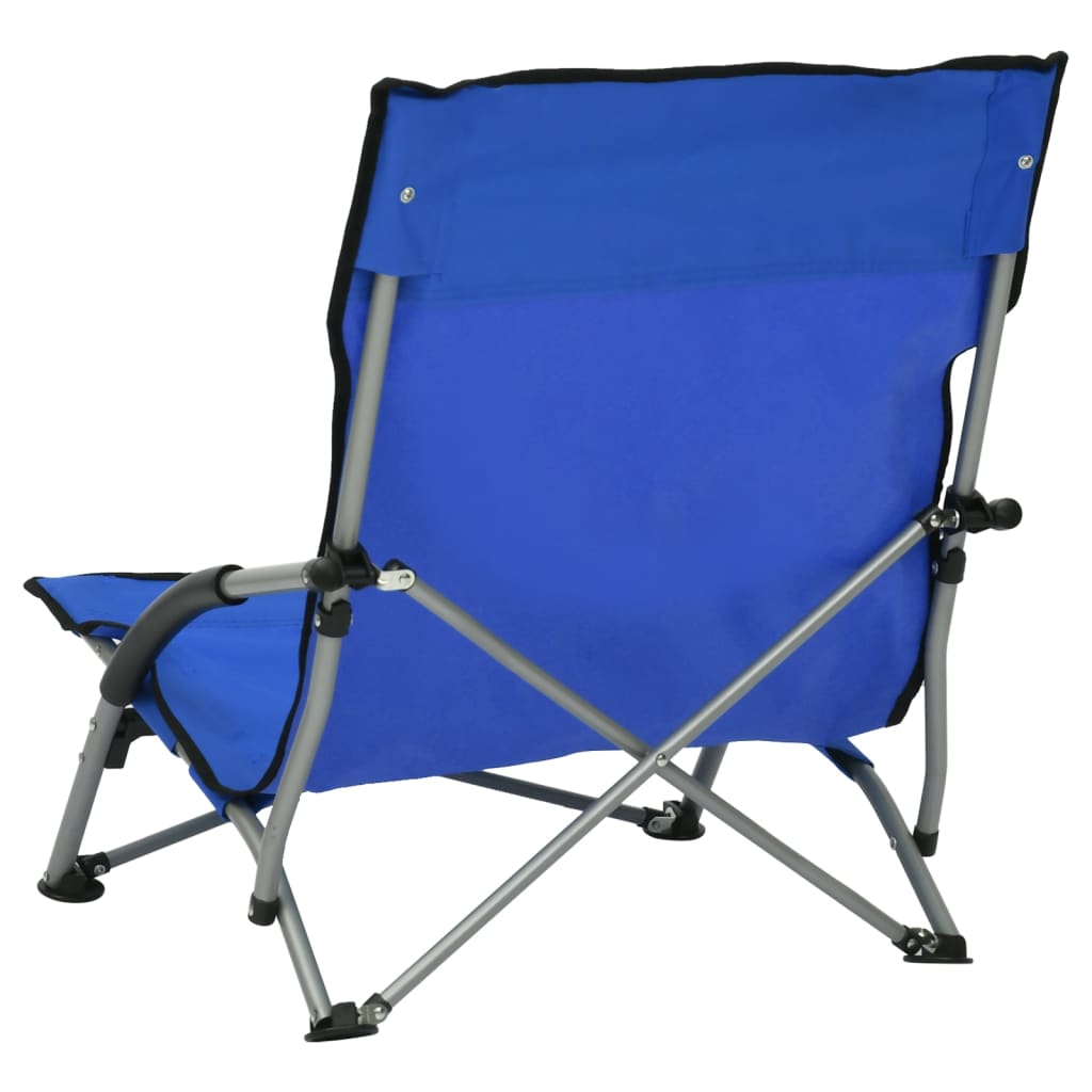 8720286136997_g_en_hd_4 vidaXL Folding Beach Chairs 2 pcs Blue Fabric - Image 5