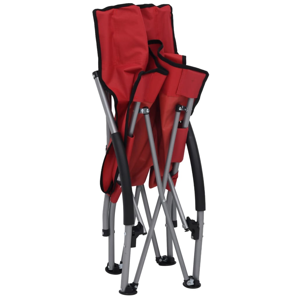 8720286137017_g_en_hd_5 vidaXL Folding Beach Chairs 2 pcs Red Fabric - Image 6
