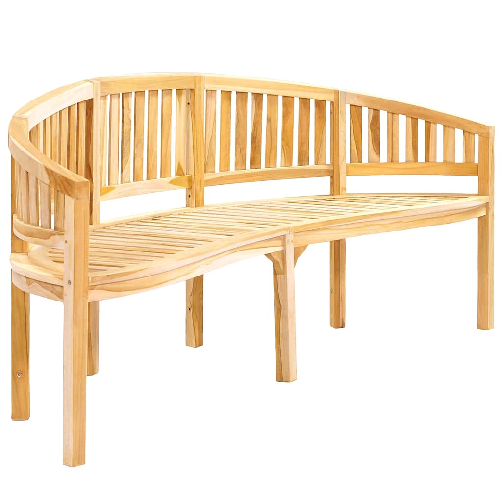 8720286137215_a_en_hd_1 vidaXL Banana Bench 200 cm Solid Teak Wood - Image 2
