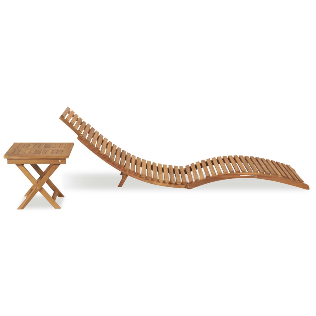8720286137222_g_en_hd_2 vidaXL Folding Sun Lounger with Table Solid Teak Wood - Image 3