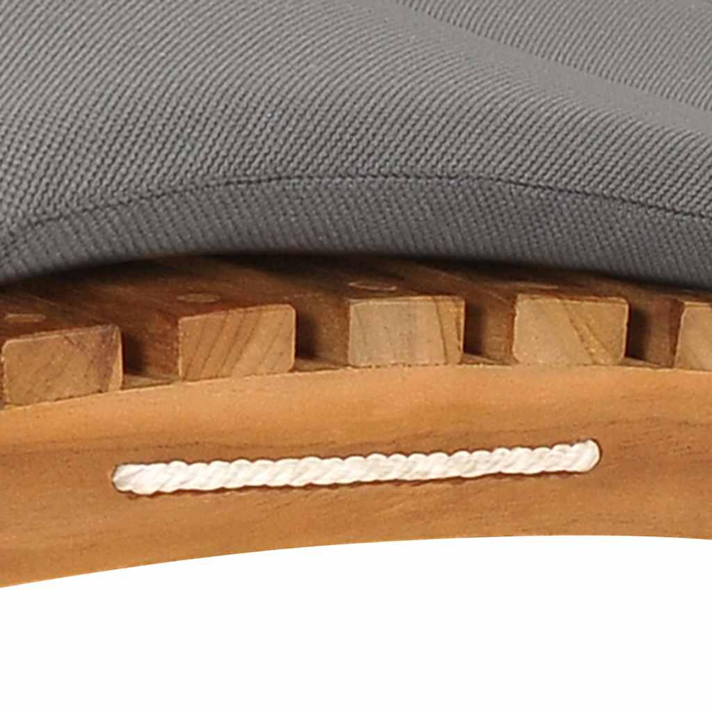 8720286137246_g_en_hd_4 vidaXL Folding Sun Lounger with Dark Grey Cushion Solid Teak Wood - Image 5
