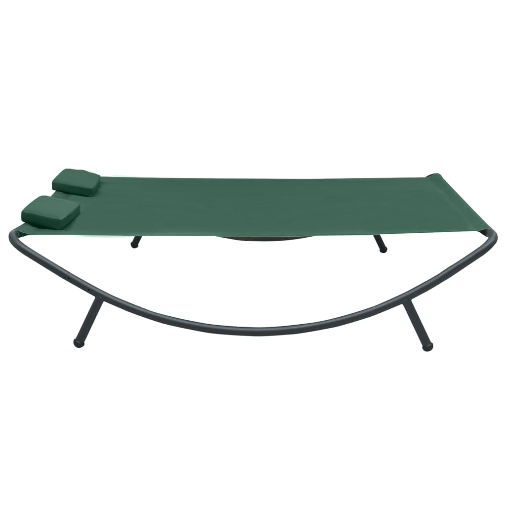 8720286137574_g_en_hd_2 vidaXL Outdoor Lounge Bed Fabric Green - Image 3