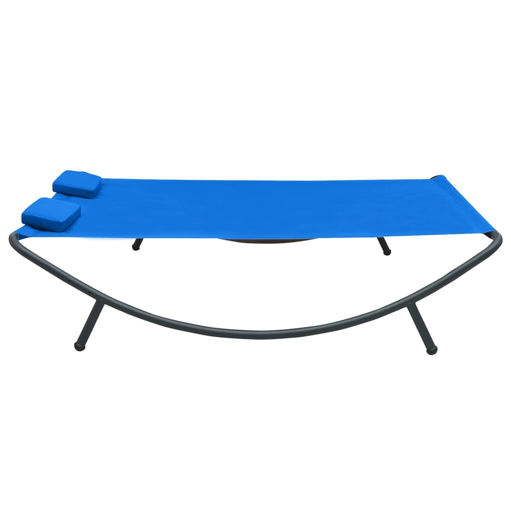 8720286137581_g_en_hd_2 vidaXL Outdoor Lounge Bed Fabric Blue - Image 3