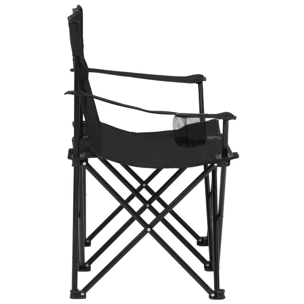 8720286137659_g_en_hd_2 vidaXL 2-Seater Foldable Camping Chair Steel and Fabric Black - Image 3