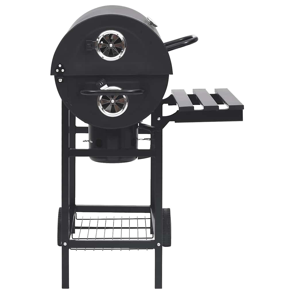 8720286139639_g_en_hd_3 vidaXL Barrel Grill with Wheels and Shelves Black Steel 115x85x95 cm - Image 4