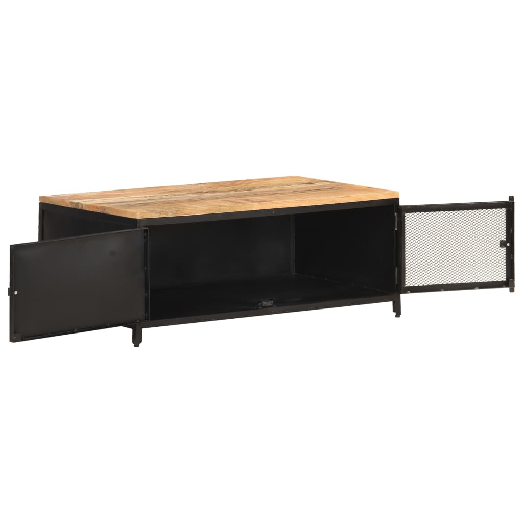 8720286142318_g_en_hd_2 vidaXL Coffee Table 90x50x37 cm Solid Rough Mango Wood - Image 3
