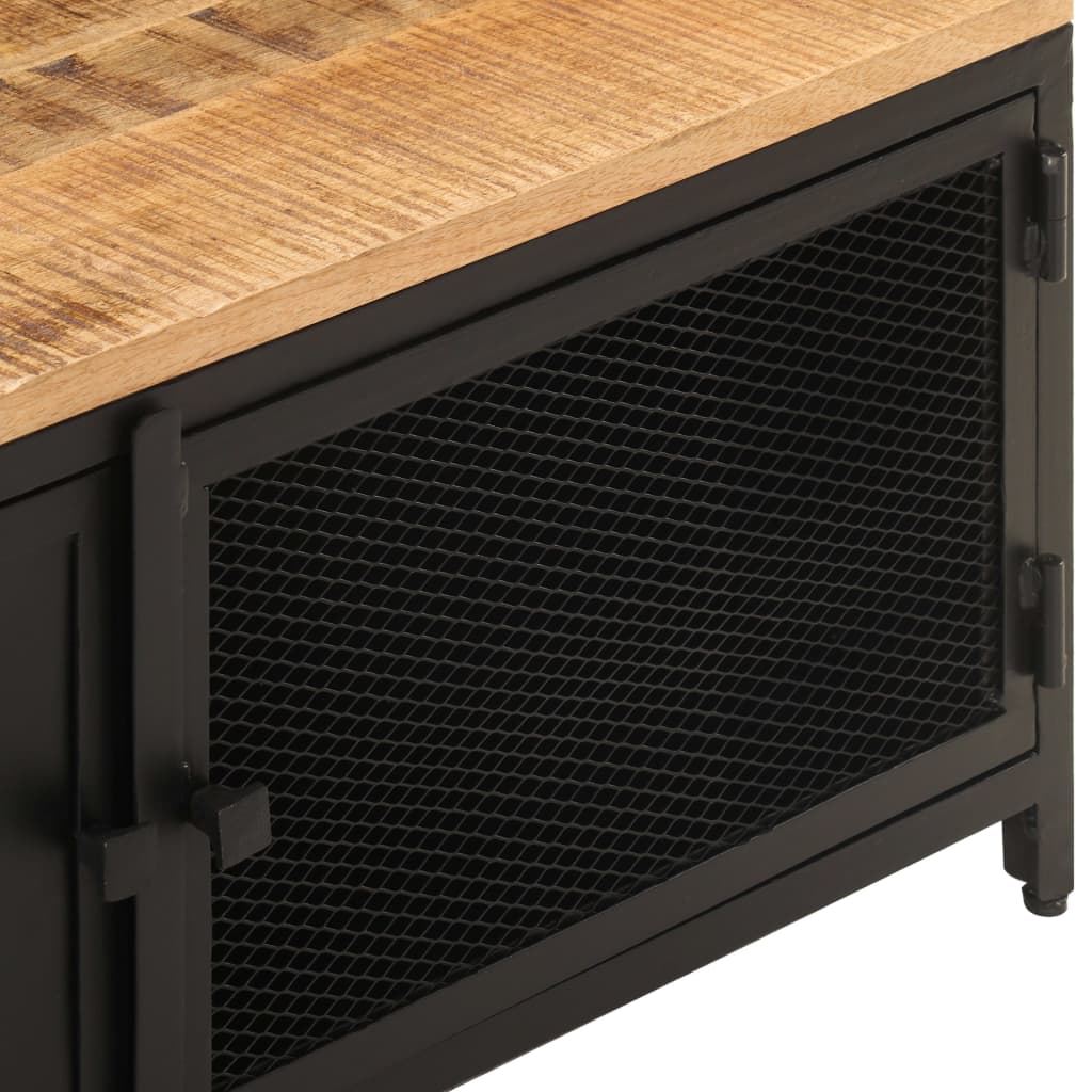 8720286142318_g_en_hd_4 vidaXL Coffee Table 90x50x37 cm Solid Rough Mango Wood - Image 5