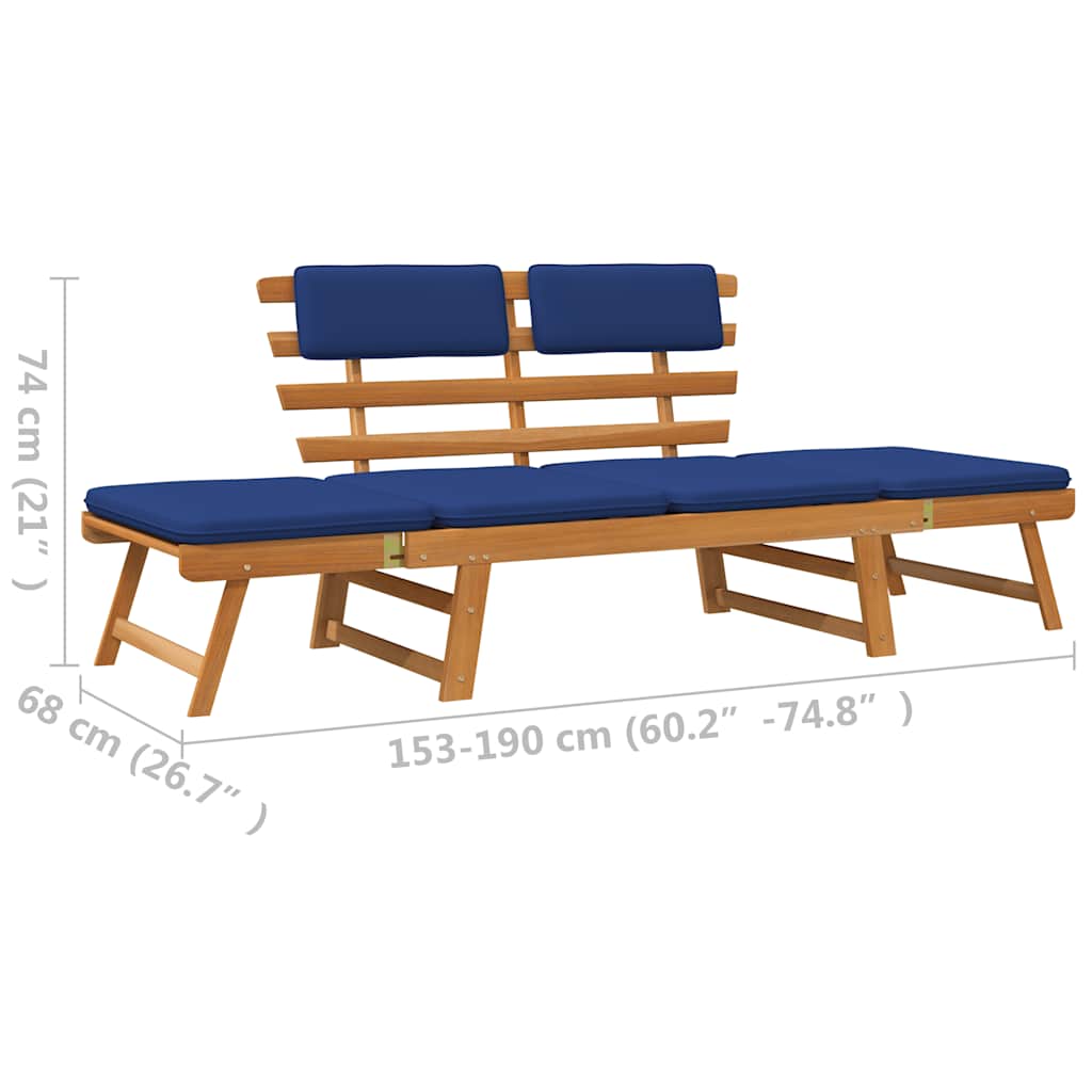 8720286142578_g_en_hd_8 vidaXL Garden Bench with Cushions 2-in-1 190 cm Solid Acacia Wood - Image 10