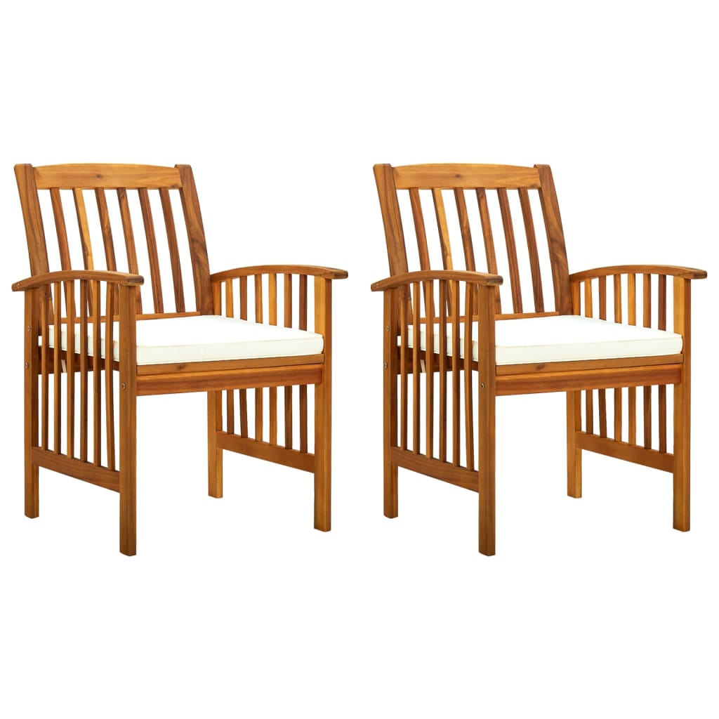 8720286142653_a_en_hd_1 vidaXL Garden Dining Chairs 2 pcs with Cushions Solid Acacia Wood - Image 1