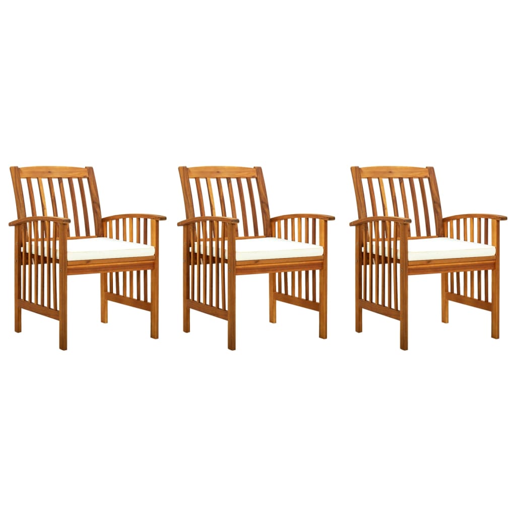 8720286142660_a_en_hd_1 vidaXL Garden Dining Chairs 3 pcs with Cushions Solid Acacia Wood - Image 1