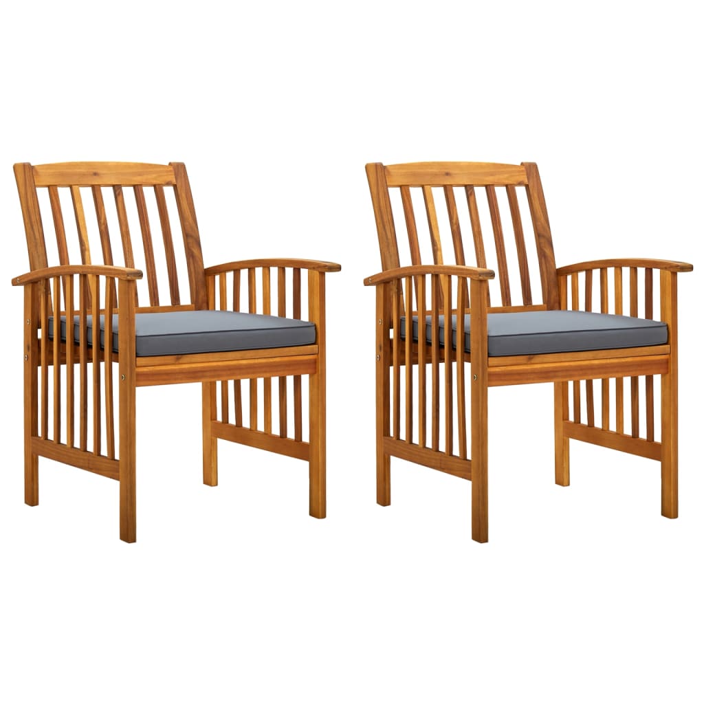 8720286142677_a_en_hd_1 vidaXL Garden Dining Chairs 2 pcs with Cushions Solid Acacia Wood - Image 1