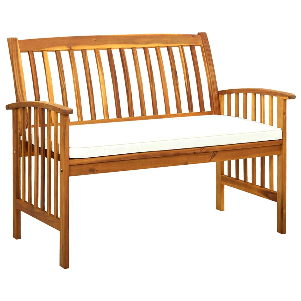 8720286142691_a_en_hd_1 vidaXL Garden Bench with Cushion 119 cm Solid Acacia Wood - Image 1