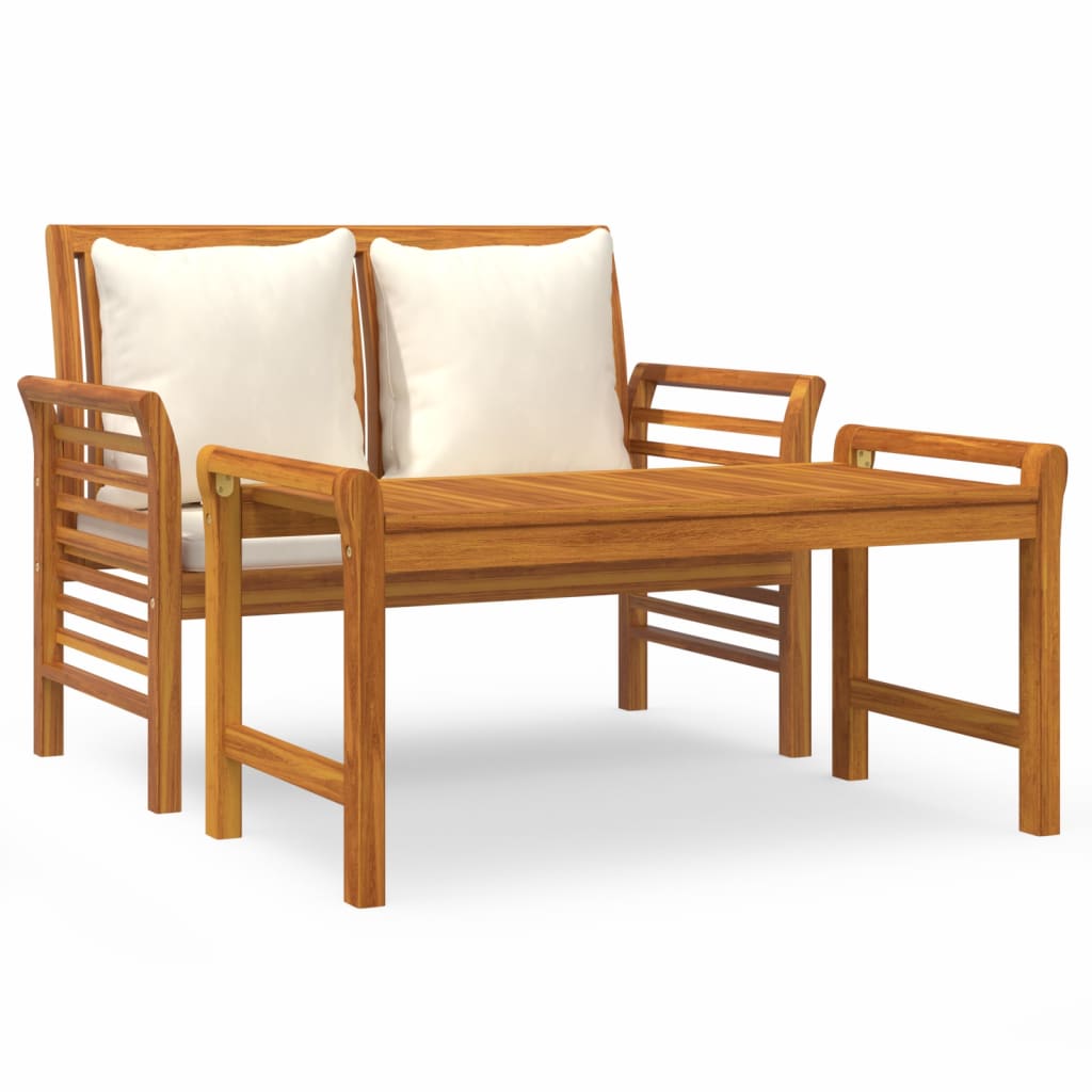 8720286142783_a_en_hd_1 vidaXL 2 Piece Garden Lounge Set with Cream White Cushions Solid Wood - Image 2