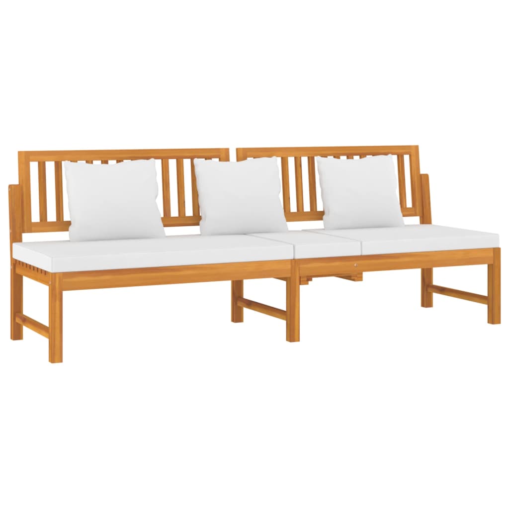 8720286142813_g_en_hd_1 vidaXL Day Bed with Cream Cushion 200x60x75 cm Solid Wood Acacia - Image 3